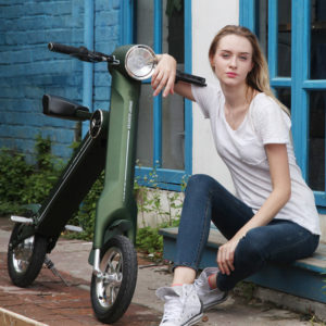 LEHE K1 foldable electric scooter electric bike